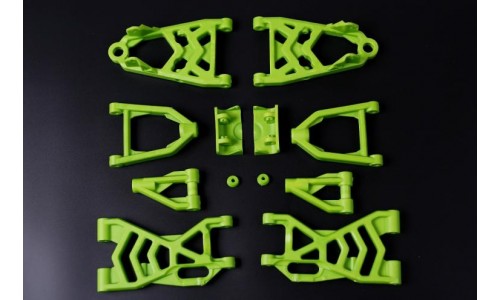 Nylon HD Control Arm Set DARK Green | Rovan Sports